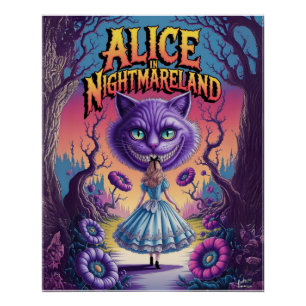 Alice in Nightmareland-Dark Fantasy Poster Perfect Poster