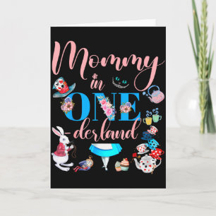 Alice In Onederland Familie Moeder Van De Verjaard Kaart