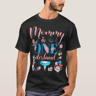 Alice in Onederland Familiemoeder van de Verjaarda T-shirt