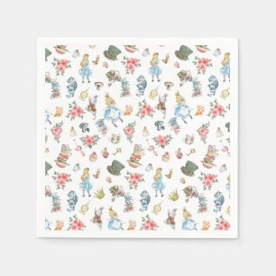Alice in Onederland Thked Napkins Servet