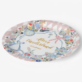 Alice in Onederland Whimsical Verjaardag Papieren Bordje (Gekanteld)