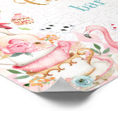 Alice in Onederland Wonderland Snoep Bar Sign Poster (Hoek)