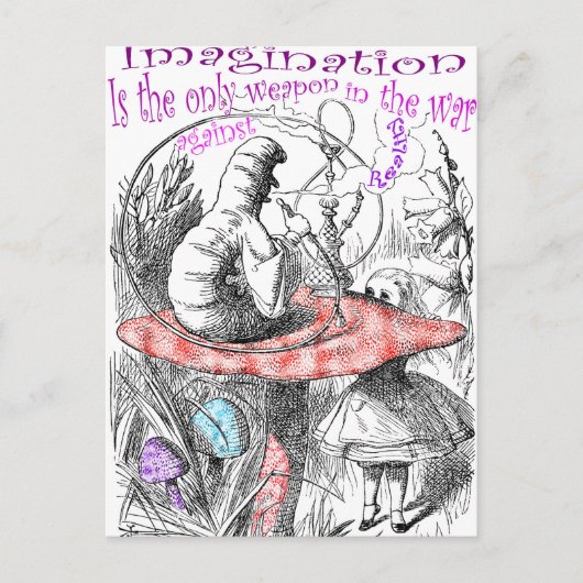 Alice in Sprookjesland Briefkaart (Voorkant)