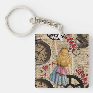 Alice in Sprookjesland die op tijd reizen Sleutelhanger