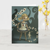 Alice in Sprookjesland Kaart (Gele Bloem)