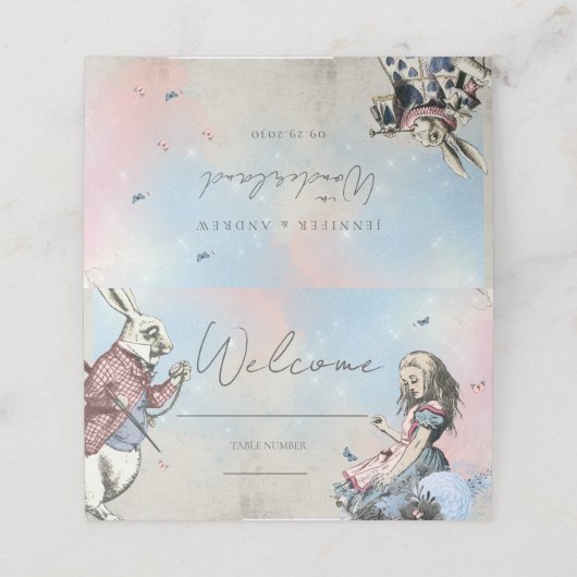  Alice in Wonderland (Buitenkant ongevouwen)