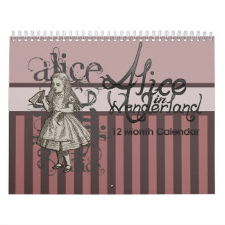 Alice in Wonderland 12 maanden kalender