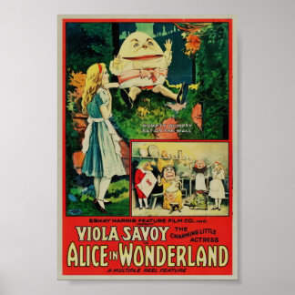 Alice in Wonderland 1915 Zelden Poster