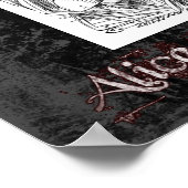 Alice in Wonderland 3 Poster (Hoek)