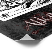 Alice in Wonderland 5 Poster (Hoek)