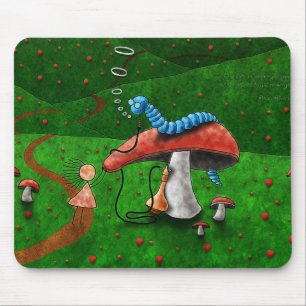 Alice in Wonderland - Advies van een onderpijler Muismat