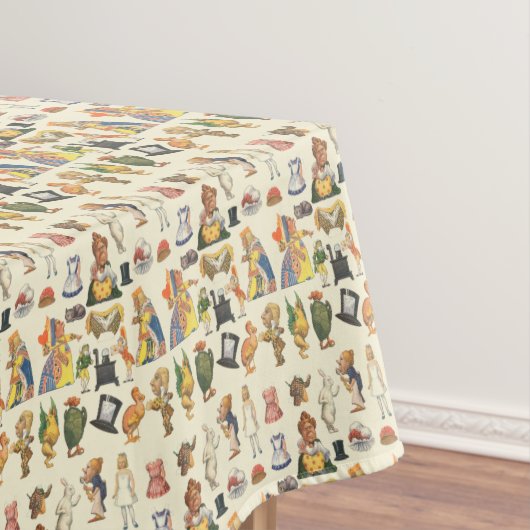 Alice in Wonderland Afbeelding in patroon Tafelkleed (Voorbeeld)