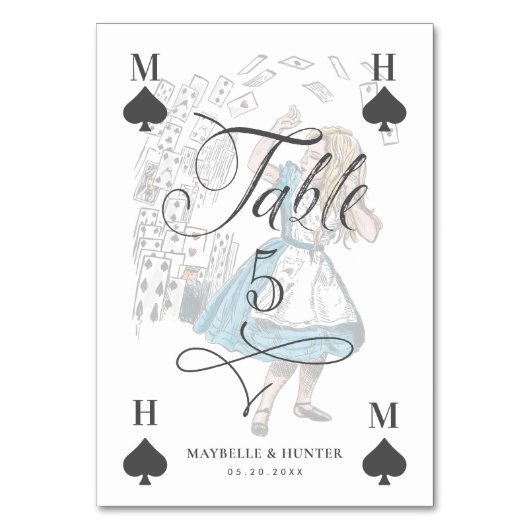 Alice in Wonderland Alice Character Card Kaart (Voorkant)