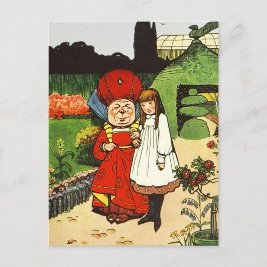 Alice in Wonderland: Alice en de Duchess Briefkaart (Voorkant)