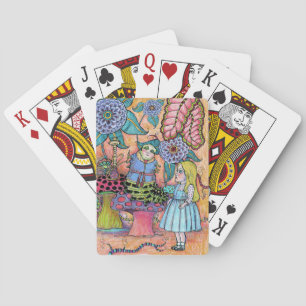 Alice in Wonderland, Alice ontmoet de Caterstyle Pokerkaarten