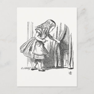 Alice in Wonderland - Alice Op zoek naar de deur Briefkaart