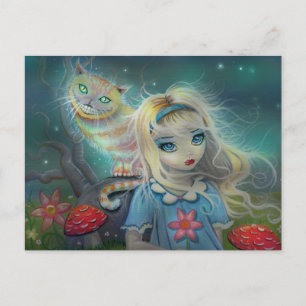 Alice in Wonderland Ansichtkaart Briefkaart