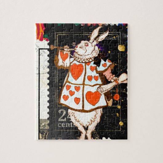  Alice in Wonderland Art White Rabbit Legpuzzel (Verticaal)