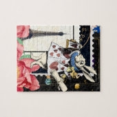 Alice in Wonderland Art White Rabbit Legpuzzel (Horizontaal)