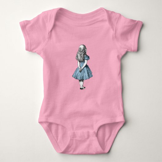 Alice in Wonderland Baby Bodysuit (Voorkant)