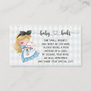 Alice in Wonderland Baby shower I Informatiekaartje