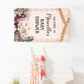 Alice in Wonderland Baby shower Spandoek (Insitu)