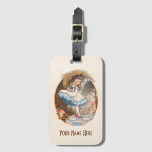  Alice in Wonderland Bagagelabel