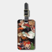 Alice in Wonderland Bagagelabel (Voorkant verticaal)