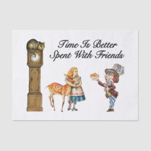 Alice in Wonderland beter met vrienden Tissuepapier