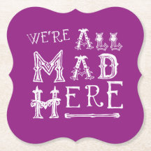 Alice in Wonderland Biermat / Onderzetters Mad Hat