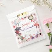 Alice in Wonderland Birthday Favor Bag Bedankzakje (Gezegeld)