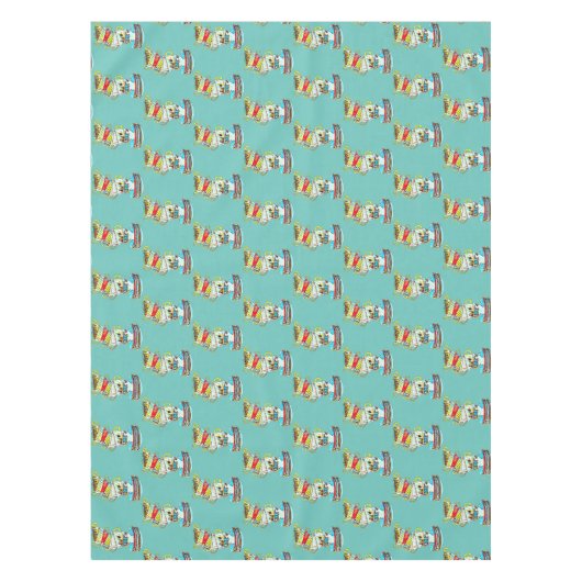 Alice in Wonderland Birthday Party Tablecloth Tafelkleed (Voorkant)