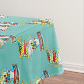 Alice in Wonderland Birthday Party Tablecloth Tafelkleed (Voorbeeld)