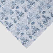 Alice in Wonderland Blue  Book Tissue Paper Tissuepapier (Detail)