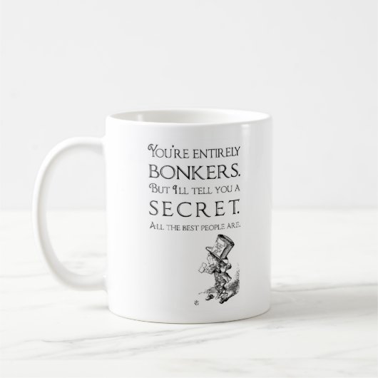 Alice in Wonderland Bonkers Mok (Links)