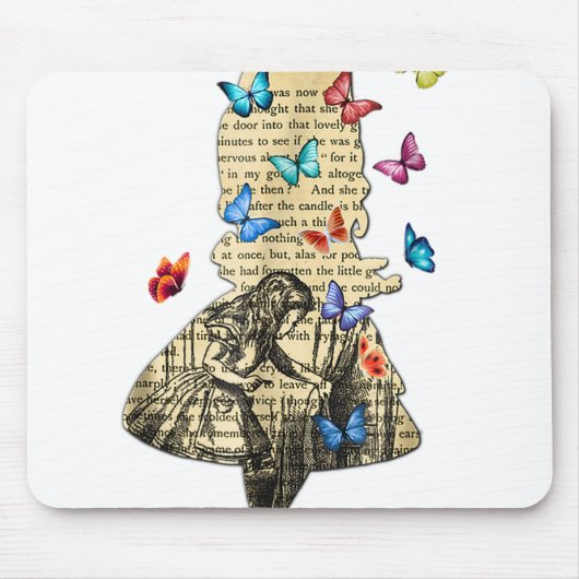 Alice in Wonderland Book Muismat (Voorkant)