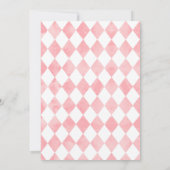 Alice in Wonderland Bridal Shower Kaart (Achterkant)