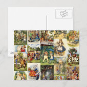 alice in wonderland briefkaart (Voorkant / Achterkant)