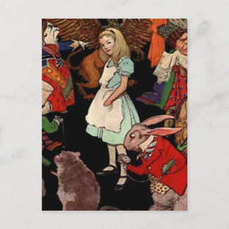 Alice in Wonderland Briefkaart