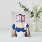 Alice in Wonderland Briefkaart (Staand voorkant)