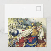 Alice in Wonderland Briefkaart (Voorkant / Achterkant)