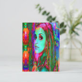 Alice in Wonderland Briefkaart (Staand voorkant)