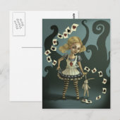 Alice in Wonderland Briefkaart (Voorkant / Achterkant)