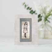 Alice in Wonderland Briefkaart (Staand voorkant)