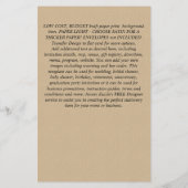 Alice in Wonderland Bruidsuitnodiging Theepartij U Flyer (Achterkant)