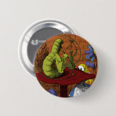 Alice in Wonderland Button (Voorkant /achterkant)