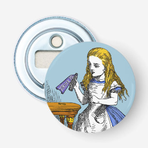 Alice in Wonderland Button Flesopener