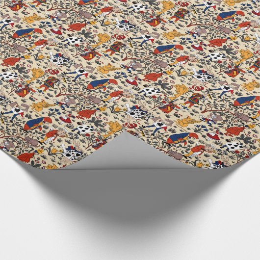 Alice in Wonderland Cadeaupapier (Hoek)