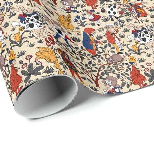 Alice in Wonderland Cadeaupapier (Rol Hoek)