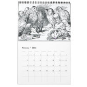 Alice in Wonderland Calendar Kalender (Feb 2026)